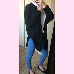 American Eagle Long Cardigan with Pockets